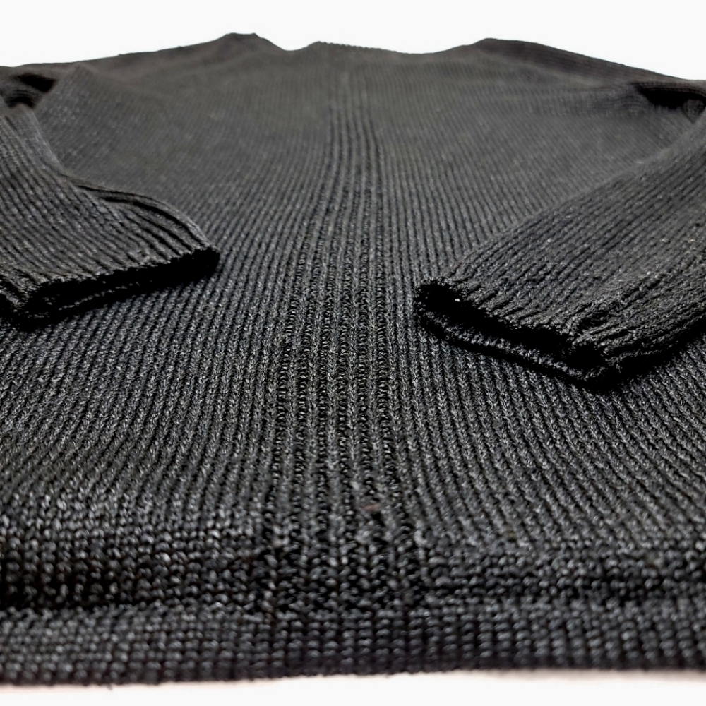 Banana Republic Italian Yarn Women's XS Black Long Sleeve Pullover Sweater - Picture 9 of 9